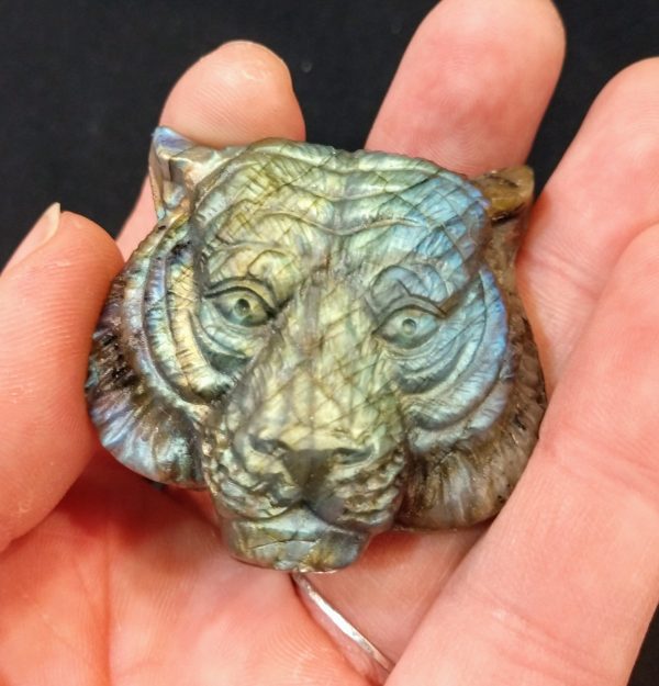 Labradorite Tiger Carving Cheap