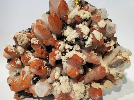 Quartz w  Hematite, Dolomite, Chalcopyrite (China) Online