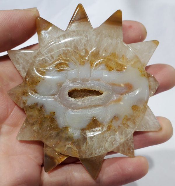 Agate Sun Carving Sale