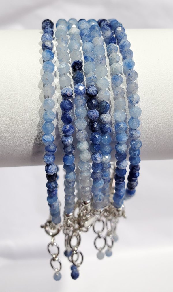 Faceted Dumortierite Bracelet Supply