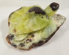 Prehnite Turtle Carving, Australia Online now