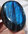 Electric Blue Labradorite Palm Stone, Madagascar Supply