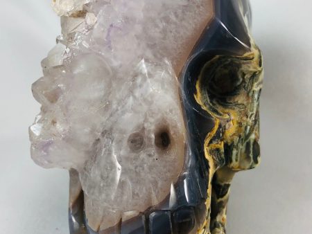 Amethyst and Agate Skull Online Hot Sale