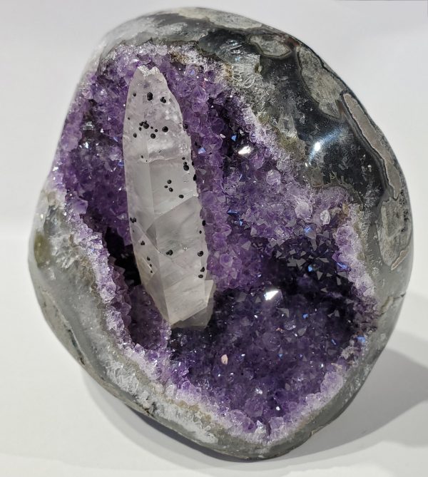 Amethyst w  Calcite, Uruguay Online Sale