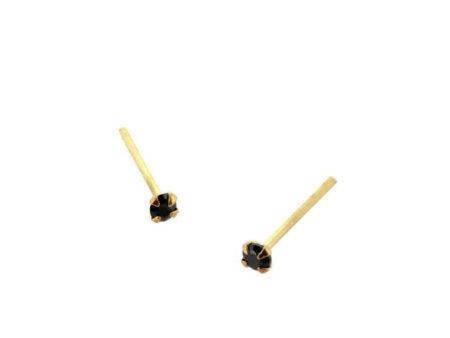 Pendientes Mini Black (plata y oro) on Sale