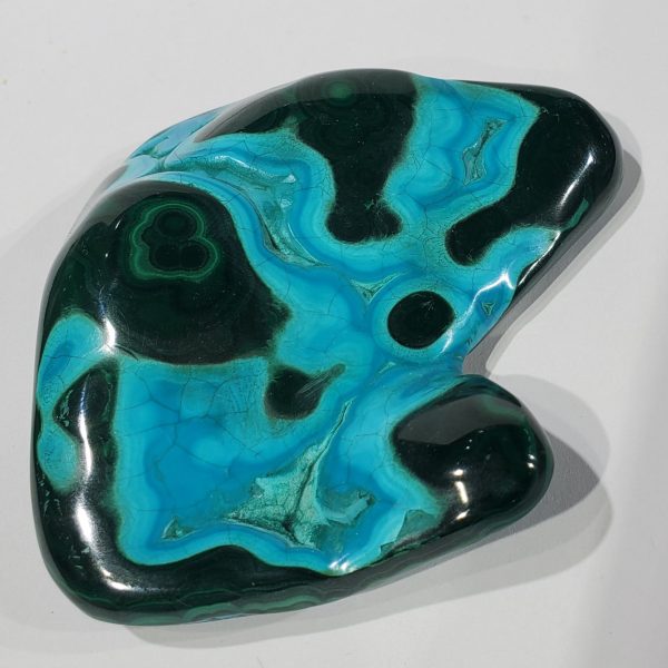 Polished Chrysocolla and Malachite, Congo Discount