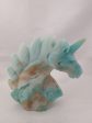 Amazonite Unicorn Carving Fashion