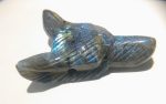 Labradorite Wolf Head Bead For Cheap