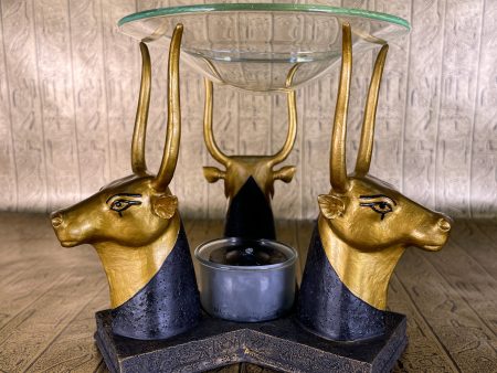 Egyptian Oxen Oil Burner Hot on Sale