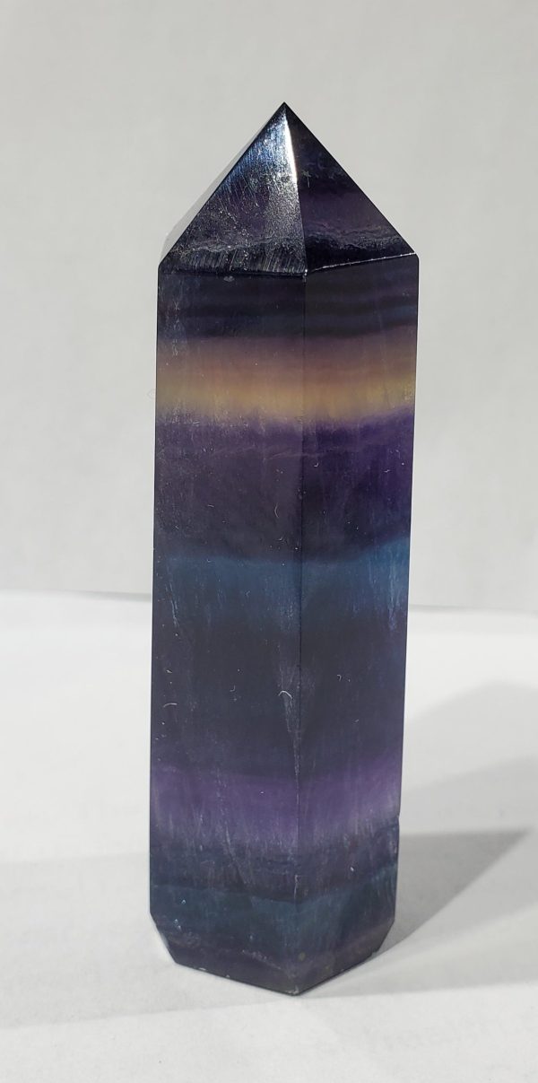 Rainbow Fluorite Point, China Cheap