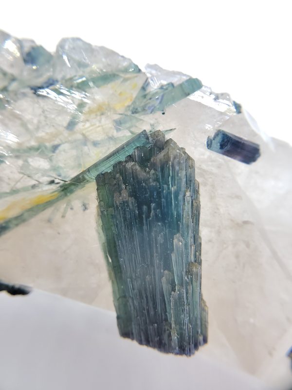 Indicolite Tourmaline with Quartz on Sale