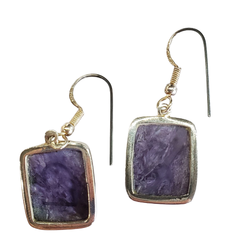 Charoite Earrings Cheap