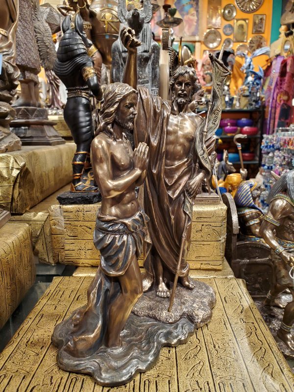 Jesus Baptism Statue Discount