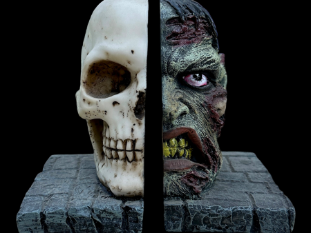 Skull & Zombie Bookends For Discount