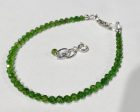 Faceted Chrome Diopside Bracelets, Russia on Sale