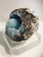 Hemimorphite mounted on acrylic Online Hot Sale