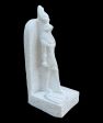 Horus with Hieroglyphic Stela Alabaster Statue Online