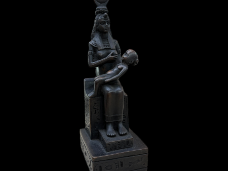 Isis Nursing Horus Statue on Sale