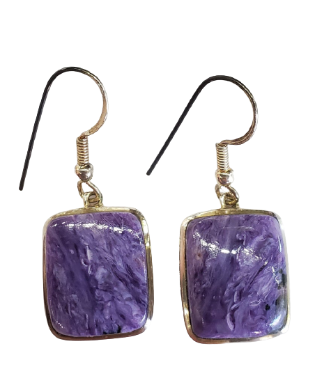 Charoite Earrings Cheap