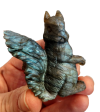 Labradorite Squirrel Carving Online now