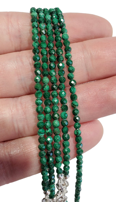 Faceted Malachite Bracelet Discount