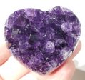 Amethyst Geode Heart, Uruguay Cheap