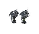 Black Dragon Protecting Jewel On Perch Statue Discount