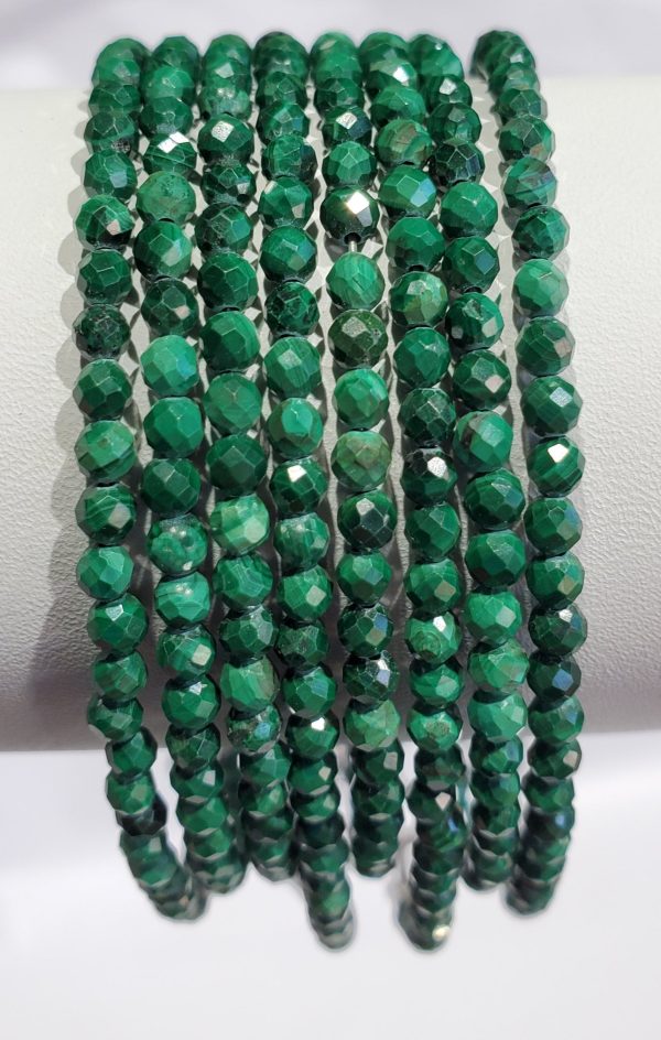 Faceted Malachite Bracelet Discount