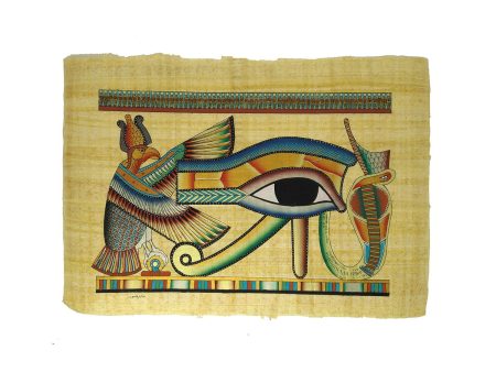 Eye of Horus Papyrus - 40x60cm on Sale