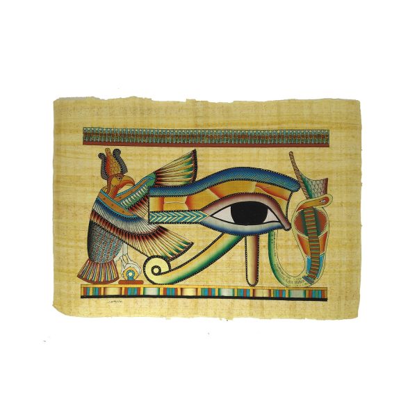 Eye of Horus Papyrus - 40x60cm on Sale