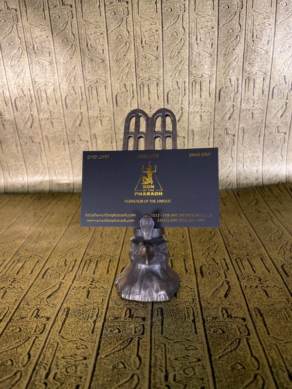 Horus Mini Statue Business Card Holder Hot on Sale