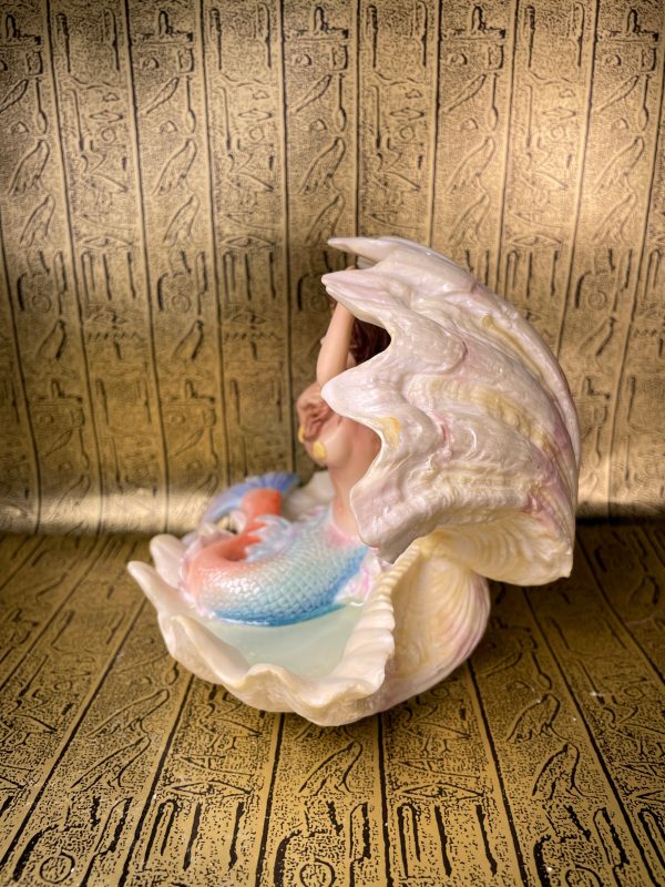 Mermaid Sitting in Seashell Online now