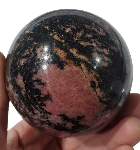 Rhodonite Sphere, Brasil For Sale