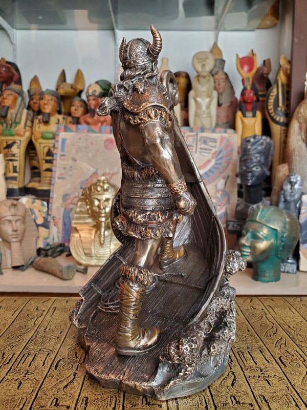 Viking on the Prow Statue Online now