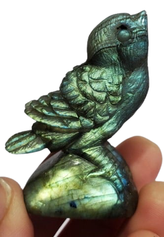 Labradorite Bird Carving on Sale