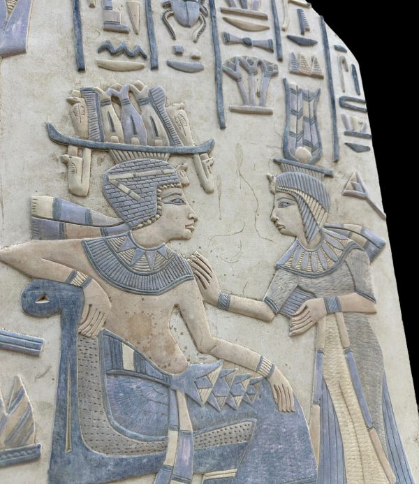 Tutankhamun and Ankhesenamun Plaque For Discount