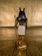 Gold Anubis Mini Statue - Pewter Hot on Sale