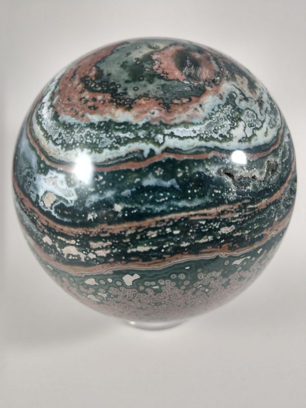 Ocean Jasper Sphere, 2.37 lbs. Discount