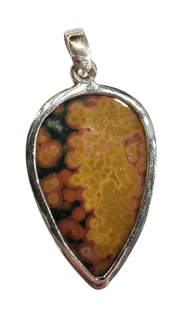 Ocean Jasper Pendant For Sale