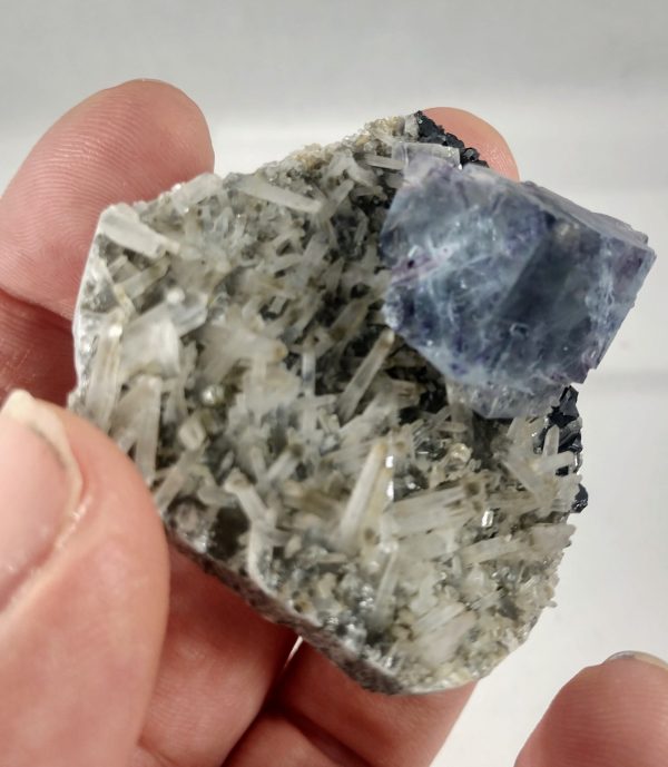 Fluorite on Quartz Hot on Sale