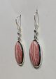 Rhodochrosite Earrings, Sterling Silver For Cheap