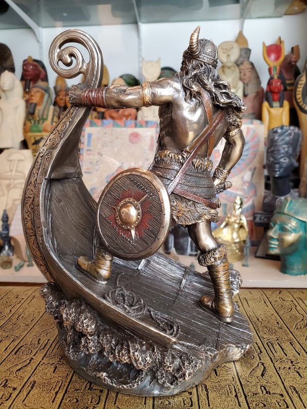 Viking on the Prow Statue Online now