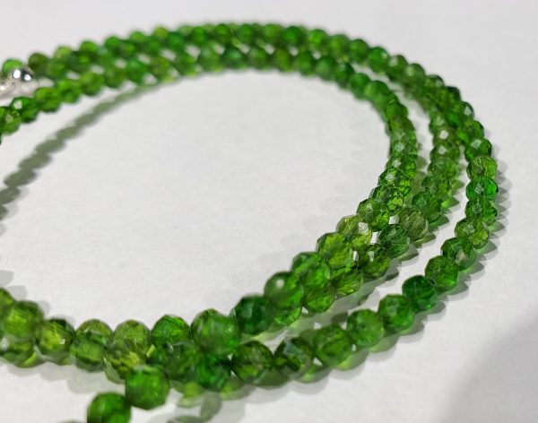 Faceted Chrome Diopside Bracelets, Russia on Sale