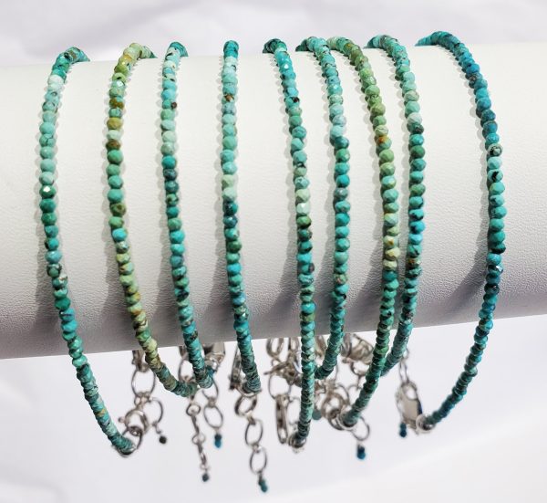 Faceted Turquoise Bracelet Supply