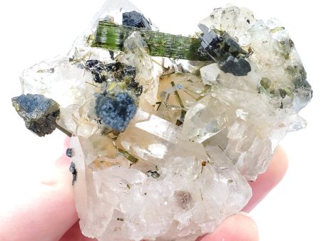 Verdelite Tourmaline in Quartz Online Hot Sale