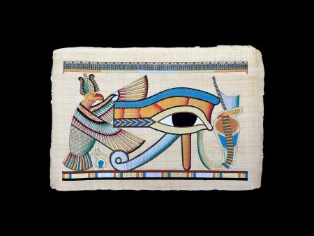 Eye of Horus Papyrus - 100x70cm Online now