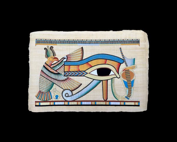 Eye of Horus Papyrus - 100x70cm Online now