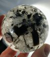 Tourmalinated Quartz Sphere w  Mica For Cheap