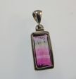 Bi-color Tourmaline Pendant Online now