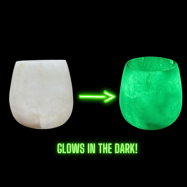 Glow in the Dark Alabaster Vase Fashion